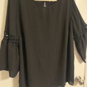 LOFT black blouse